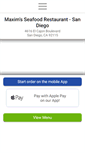 Mobile Screenshot of maximsseafoodsandiego.com